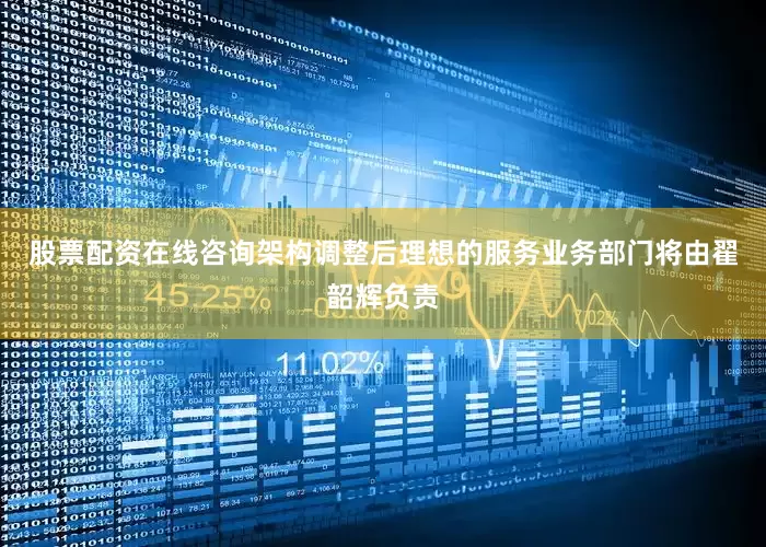 股票配资在线咨询架构调整后理想的服务业务部门将由翟韶辉负责